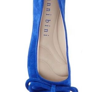 Gianni Bini Vibrant Blue Suede Loafers